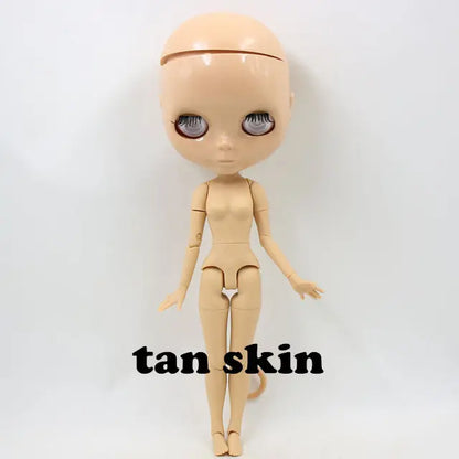DBS Blyth Doll Toy – 30cm Joint Body Bald Head DIY Doll without Eyechips, Loose Scalp