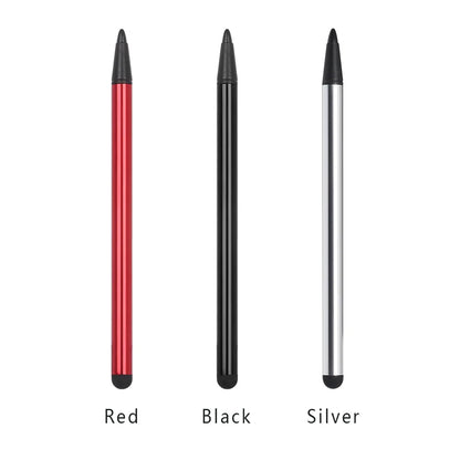 2 in 1 Capacitive Stylus Pen - Touch Screen Pencil for Tablets and Phones | High Precision Multicolor for iPad, Samsung, PC