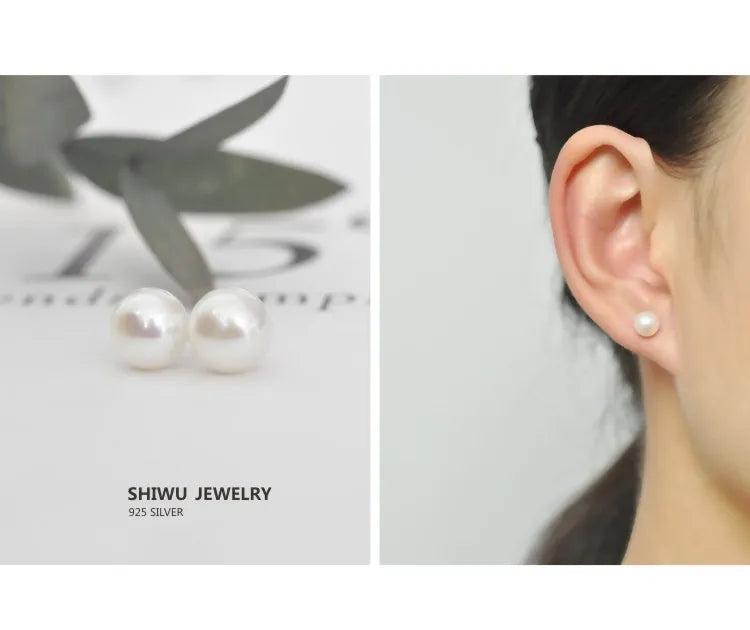 Fashion Pearl Bean Crystal Earrings for Women & Girls – Elegant Everyday Jewelry