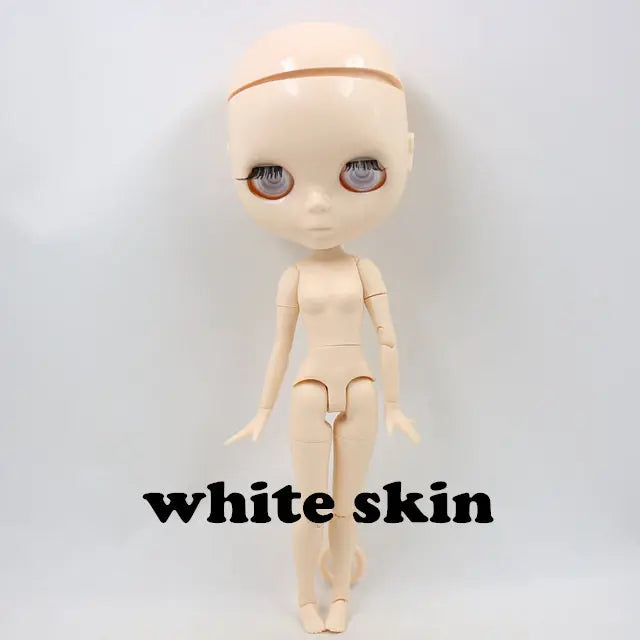 DBS Blyth Doll Toy – 30cm Joint Body Bald Head DIY Doll without Eyechips, Loose Scalp