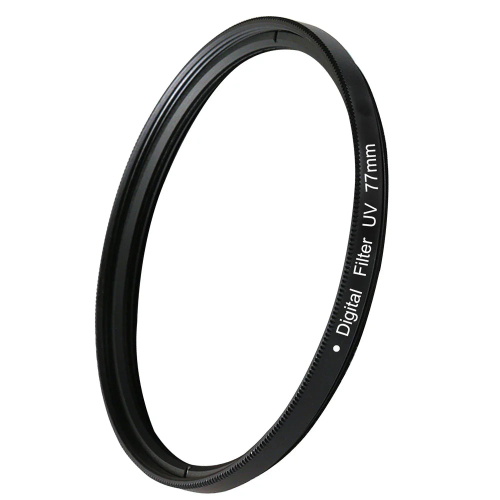 Lens UV Digital Filter Protector — Fits 37mm to 82mm for Canon, Nikon DSLR & SLR Cameras (Sample Package)