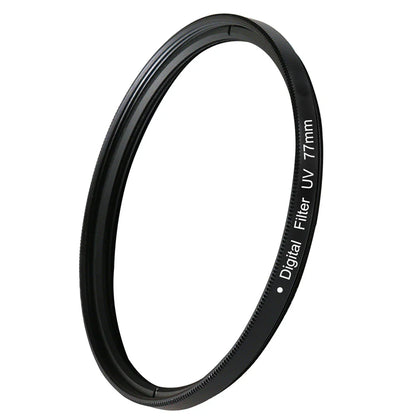 Lens UV Digital Filter Protector — Fits 37mm to 82mm for Canon, Nikon DSLR & SLR Cameras (Sample Package)