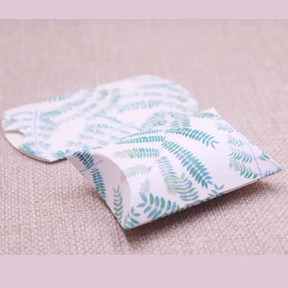 24pcs Floral Pillow-Shaped Jewelry Gift Boxes – Necklace & Earring Display Packaging 20x55x80mm
