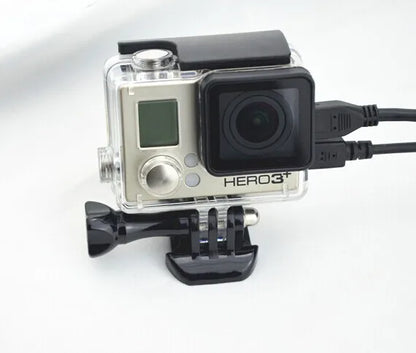 GoPro Hero 3+/4 Open Side Protective Housing Case – Skeleton Shell Cover with Lens Mount for FPV & HDMI Access Action Camera Accessories