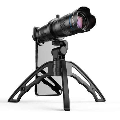 APEXEL 28X Telephoto Phone Lens - HD Smartphone Camera Zoom Monocular with Mini Selfie Tripod