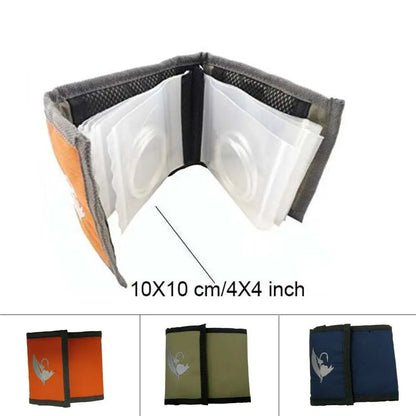 Aventik 10 Pocket Fishing Tackle Binder – Fly Fishing Leader Tippet Wallet & Storage Case for Tippet Line