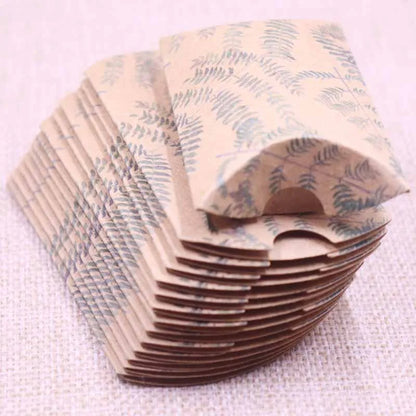 24pcs Floral Pillow-Shaped Jewelry Gift Boxes – Necklace & Earring Display Packaging 20x55x80mm