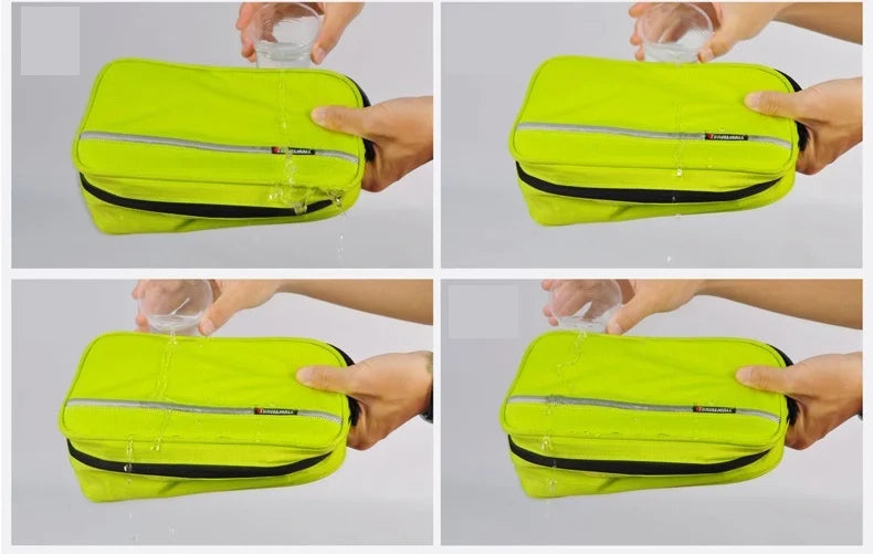 Large Waterproof Travel Makeup Bag — Unisex Cosmetic & Toiletry Organizer Pouch for Men and Women
