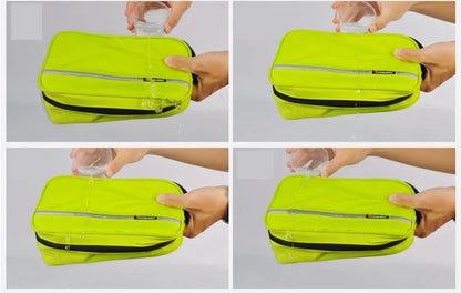 Large Waterproof Travel Makeup Bag — Unisex Cosmetic & Toiletry Organizer Pouch for Men and Women