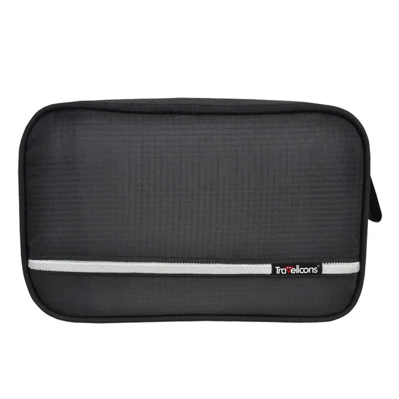 Hanging Travel Toiletry Bag | Organizer Kit for Men & Women with Cosmetics & Makeup Storage