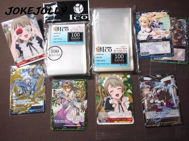 100pcs/lot 65*90mm Card Sleeves - Protector Barrie for Magical the Gathering, MTG Cards, TCG Board Game GYH