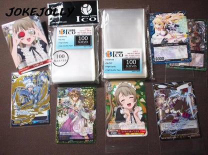 100pcs/lot 65*90mm Card Sleeves - Protector Barrie for Magical the Gathering, MTG Cards, TCG Board Game GYH