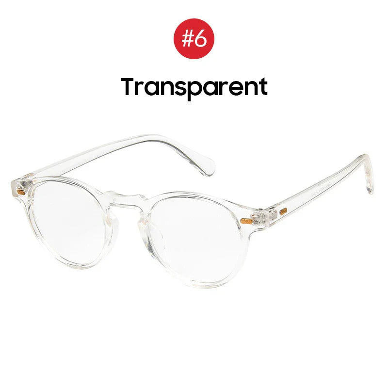 VIVIBEE 2025 Fashion Oval Small Sunglasses – Classic UV400 Clear Transparent Shades for Men & Women