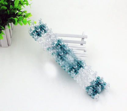 Fashion Rubber Loom Band Weaver Kit – DIY Elongated Knitting Machine with Bands, Hooks & Weaving Frame for Crafts and Toys