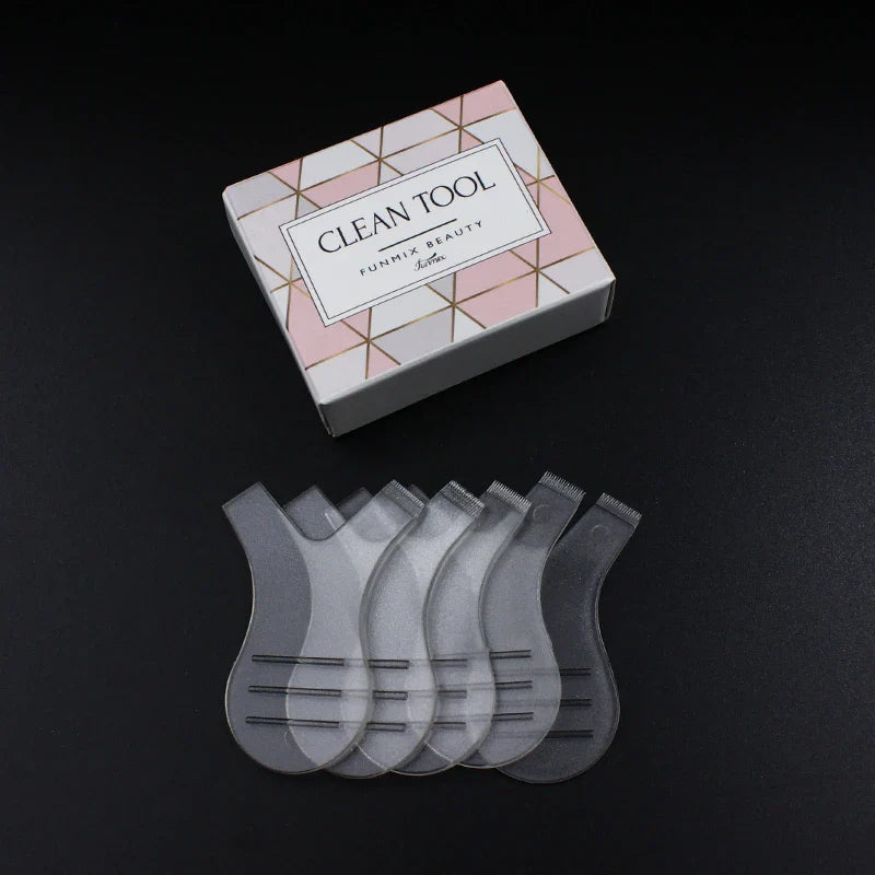 5Pcs Lash Lift Brushes – Y Shape Mini Comb for Eyelash Extensions, Perm & Clean-Up Tool Set