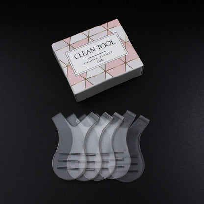5Pcs Lash Lift Brushes – Y Shape Mini Comb for Eyelash Extensions, Perm & Clean-Up Tool Set