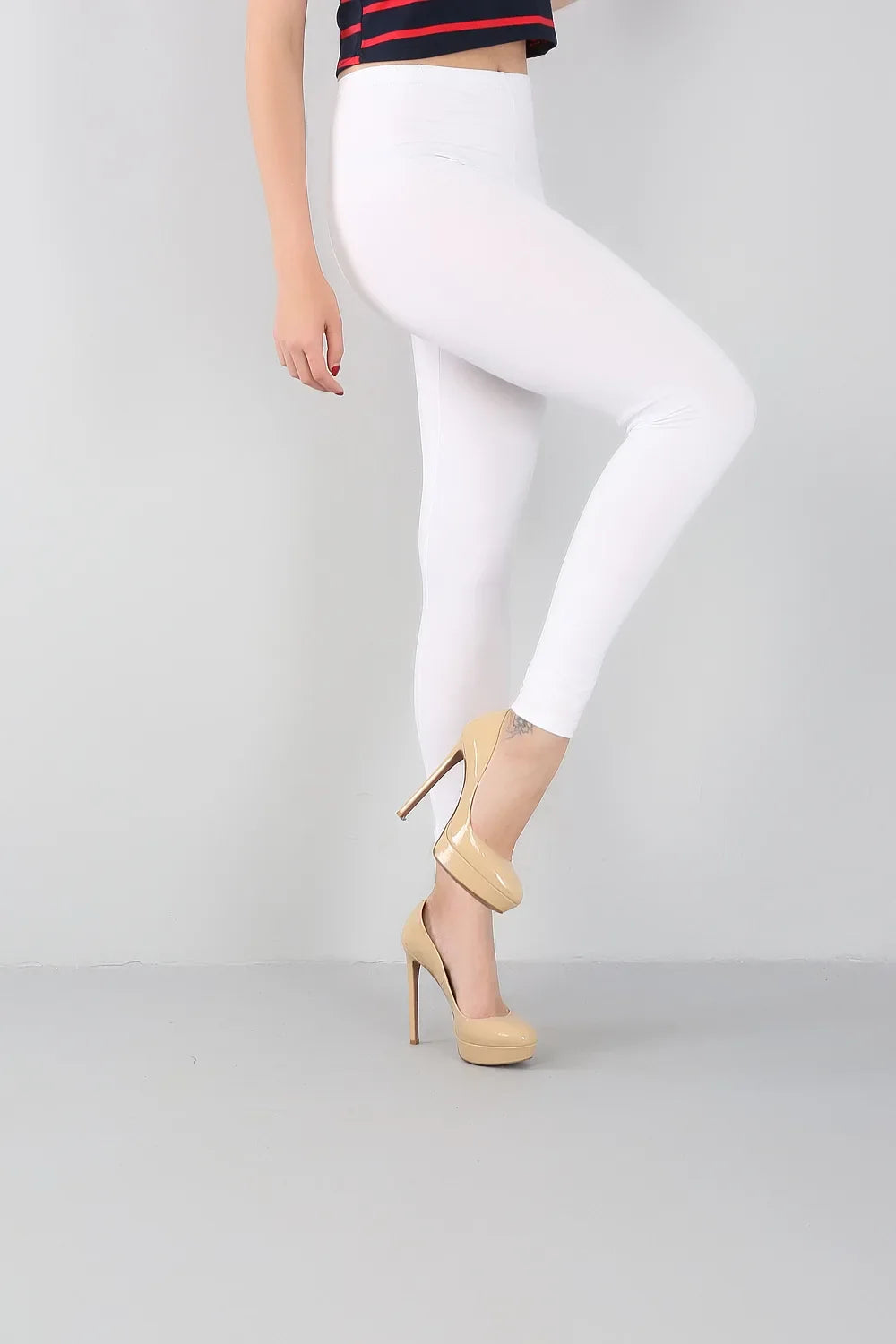 2023 Women's Bamboo Fiber High Elastic Slim Leggings – Plus Size 2XL-7XL, Spring & Summer Fashion