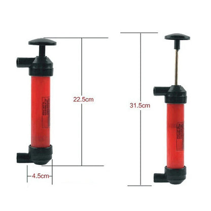 Portable Manual Oil Pump – Hand Siphon Tube for Liquid, Gas, Fuel Transfer, High-Quality Suction Pump & Inflatable Hose