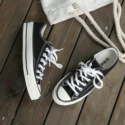 Men’s Canvas Shoes — Fashion Summer Casual Sneakers, High-Top Vulcanized Flats for Men & Women, 2023 Spring-Summer