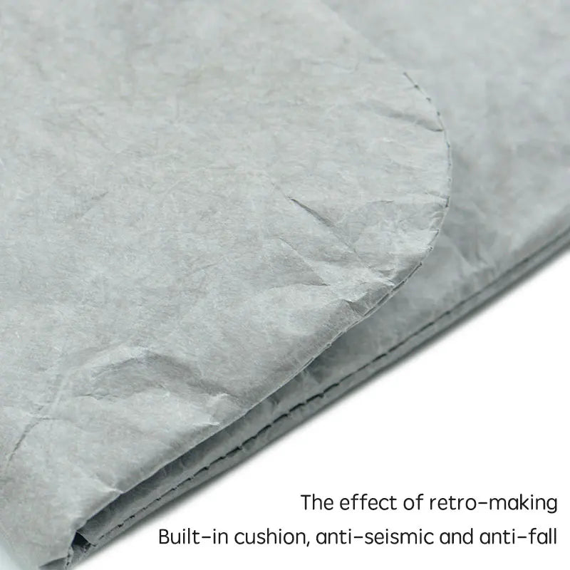 Vintage Laptop & Tablet Bag Cover — Fiber Paper Sleeve Case for iPad Pro 12.9" (3rd/4th Gen), Pro 11, Mini 6 8.3"