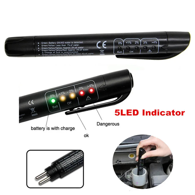 2021 High Quality Brake Fluid Tester – 100% Digital Car Brake Fluid Tester – Suitable for Accurate Fluid Determination