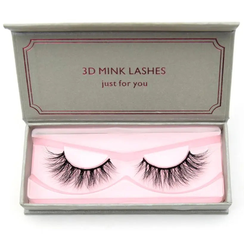 Visofree 3D Mink Lashes – High Volume Natural Black False Eyelashes #108, #109, #110