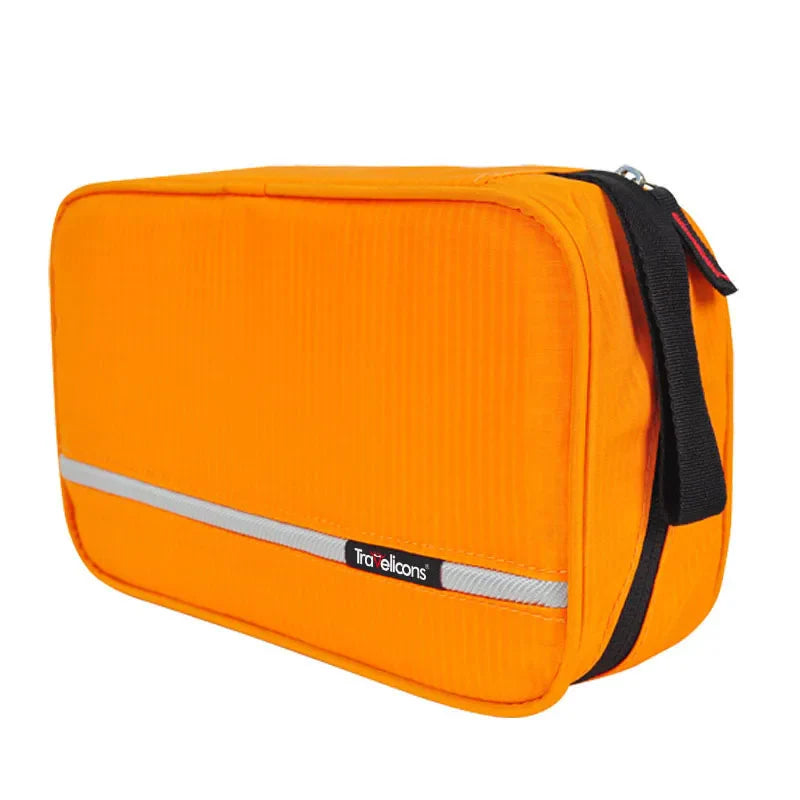 Hanging Travel Toiletry Bag | Organizer Kit for Men & Women with Cosmetics & Makeup Storage