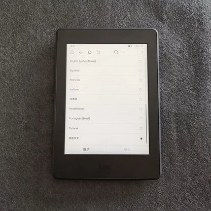 Used Kindle Paperwhite 7th/6th Gen – 6" E-Ink E-book Reader with Built-in Light, Good Condition for Kindle & Kobo