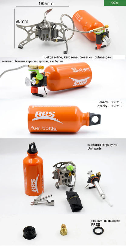 APG Portable Gasoline Camping Stove – Multi-Fuel Outdoor Gas Cooker for Picnic and Travel