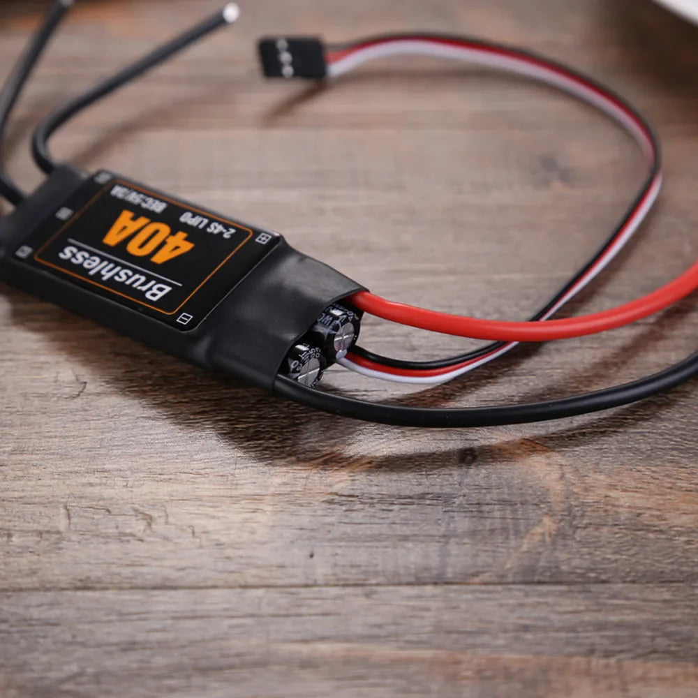 Mitoot 40A Brushless ESC Speed Controller — 2-4S with 5V 3A UBEC for RC FPV Quadcopters, Airplanes & Helicopters