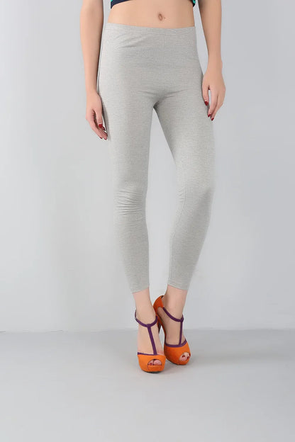 2023 Women's Bamboo Fiber High Elastic Slim Leggings – Plus Size 2XL-7XL, Spring & Summer Fashion