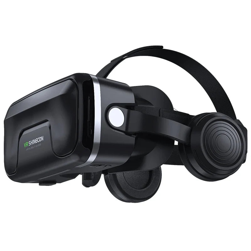 VR Shinecon 10.0 3D Virtual Reality Headset – Helmet Goggles for Smartphone Gaming