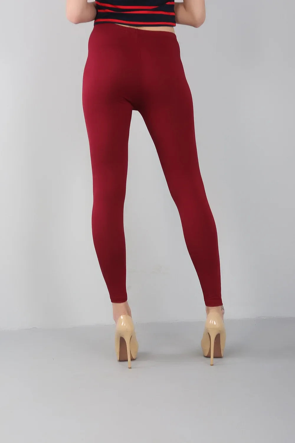 2023 Women's Bamboo Fiber High Elastic Slim Leggings – Plus Size 2XL-7XL, Spring & Summer Fashion