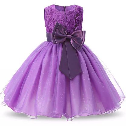 Girls Lace Tutu Princess Dress - Elegant Birthday and Party Dress for Baby and Kids