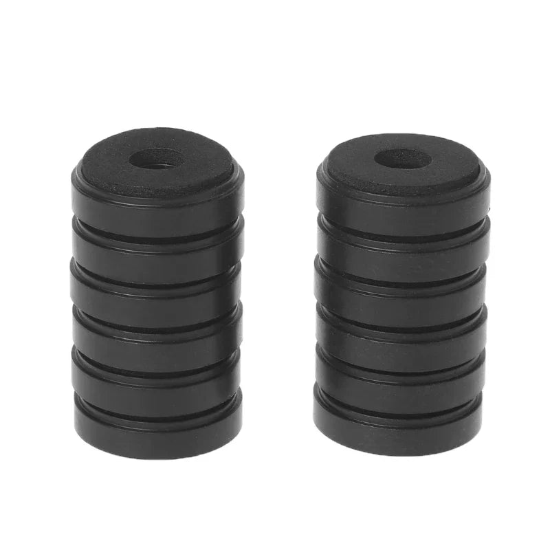 12PCS Bookshelf Speaker Shock Absorption Pads – Aluminum Alloy Damping Feet for Audio Stereo Speakers & Amplifiers