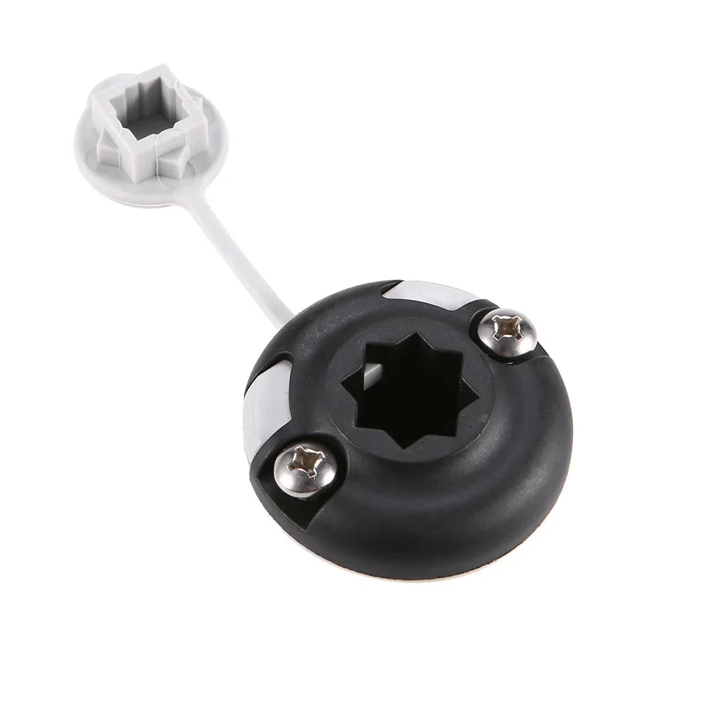 Durable Nylon Kayak Mount Base – Inflatable Boat Sea Rod Holder, Tackle Kit Accessory