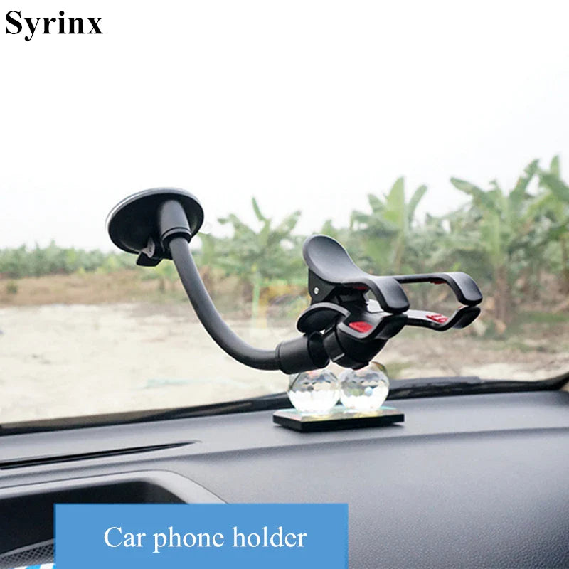 Guitar Phone Holder Stand — Street Singing & Song Lyrics Mobile Car Suction Cup Support