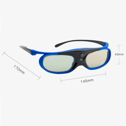 2PCS 3D Active Shutter Glasses – 96–144Hz Rechargeable Eyewear for BenQ, Acer, Optoma & XGIMI Projectors Universal Compatible Set