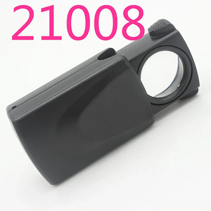 Portable 30X LED Magnifier — Acrylic Lens for Jewelry Appraisal, Reading, Sewing & Seniors