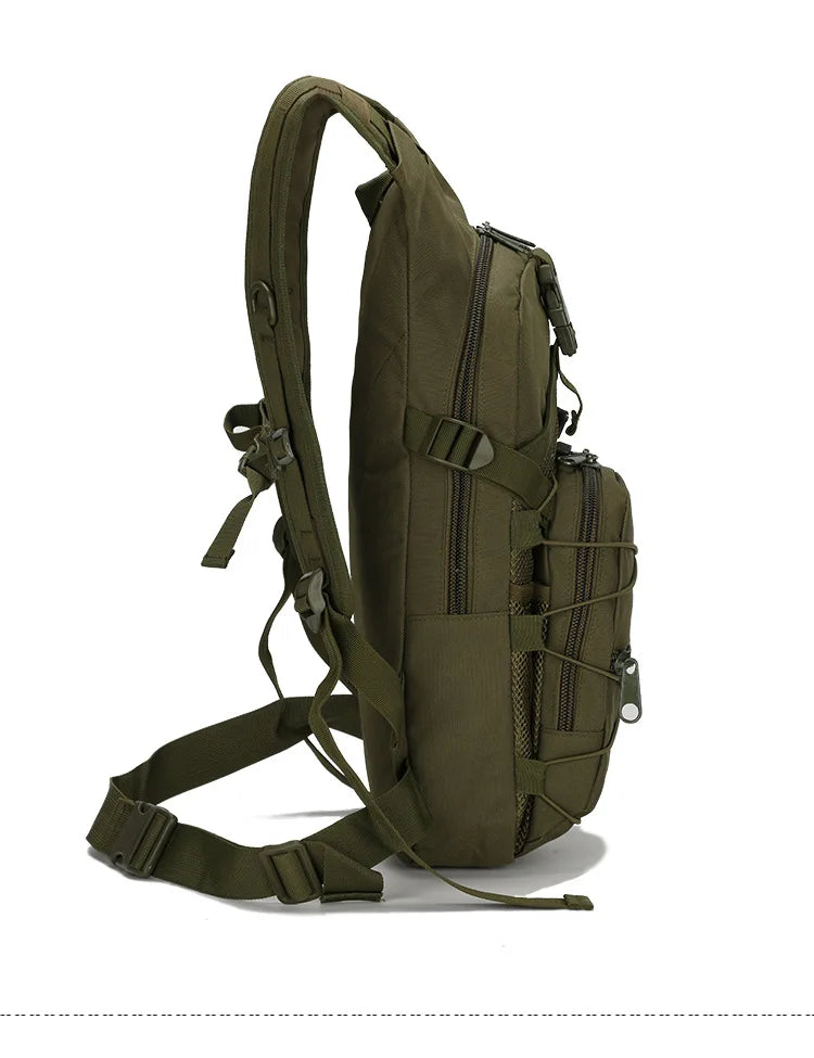15L Molle Tactical Backpack – Outdoor Sports Bicycle Bag for Cycling, Hiking, Climbing, Camping & Fishing with Hydration Support