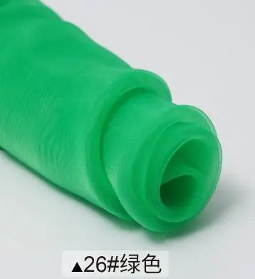 Sheer Organza Fabric Roll - Wedding Party Decoration Material for Romantic Events & Birthday Decor