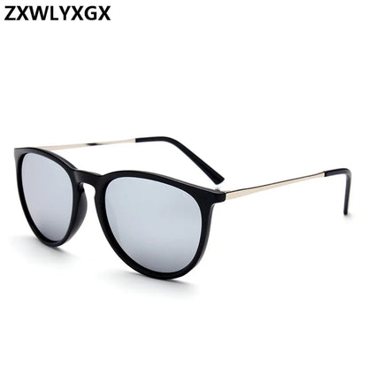 Retro Round Sunglasses — Designer Alloy Mirror Shades for Men & Women