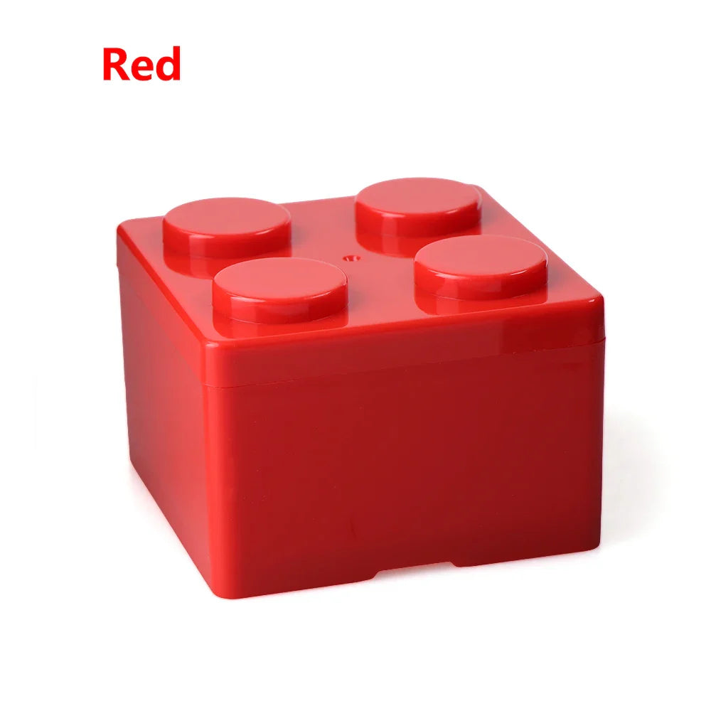 Creative Building Block Storage Box – Stackable Space-Saving Plastic Organizer for Desktop & Office Supplies