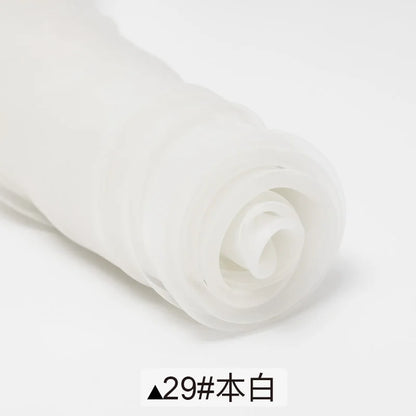Sheer Organza Fabric Roll - Wedding Party Decoration Material for Romantic Events & Birthday Decor