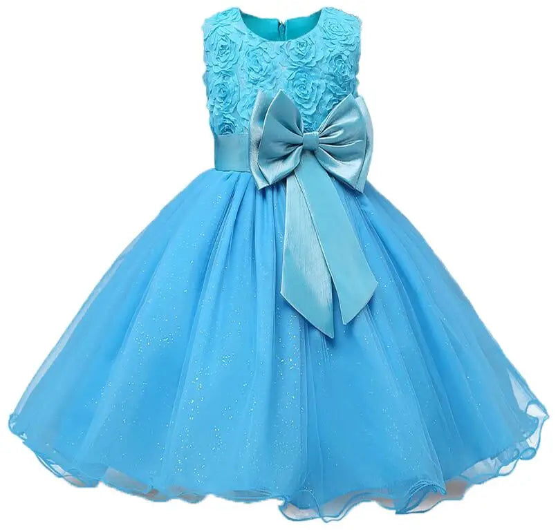 Girls Lace Tutu Princess Dress - Elegant Birthday and Party Dress for Baby and Kids
