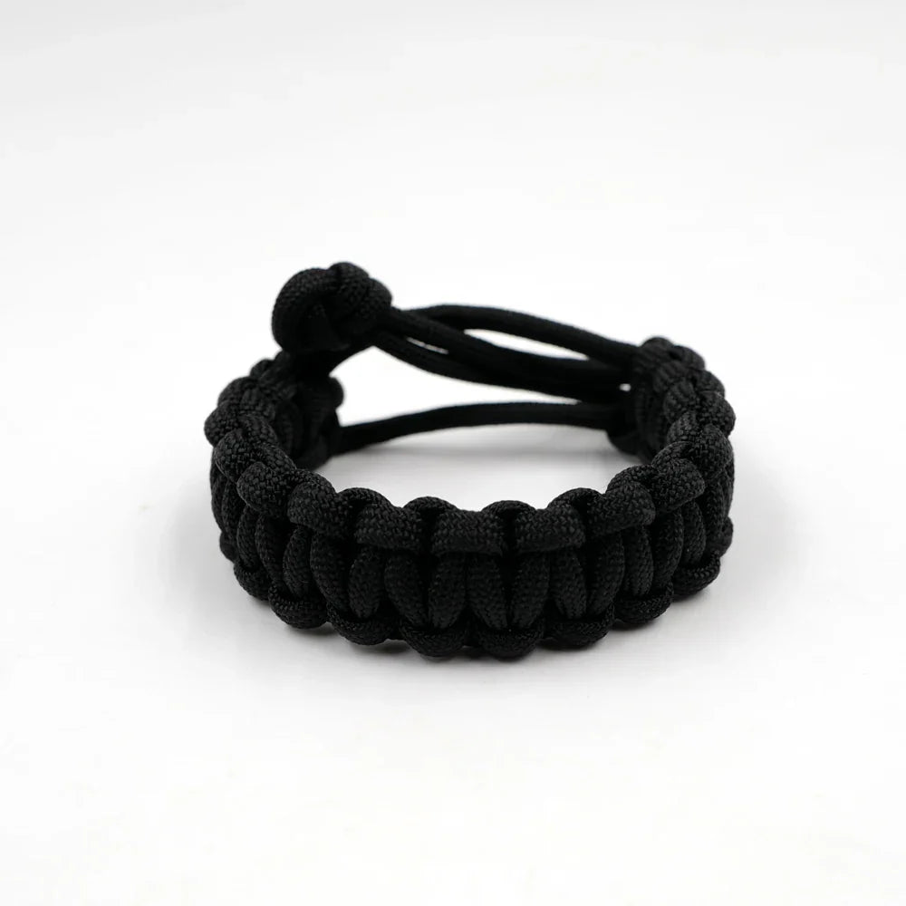 Adjustable Survival 550 Paracord Bracelet - Emergency Parachute Cord, Ideal for Camping, Hiking & Outdoor Adventures