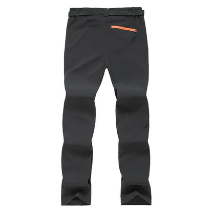 Men’s Reflective Summer Hiking Pants – Lightweight, Breathable, Quick-Dry Outdoor Trekking & Mountain Climbing Trousers with Belt