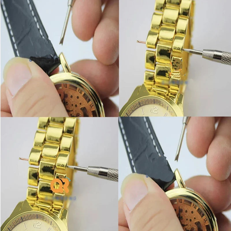 Watch Band Repair Tool — Metal Bracelet Opener, Strap Replacement, Spring Bar & Connecting Pin Remover Accessory