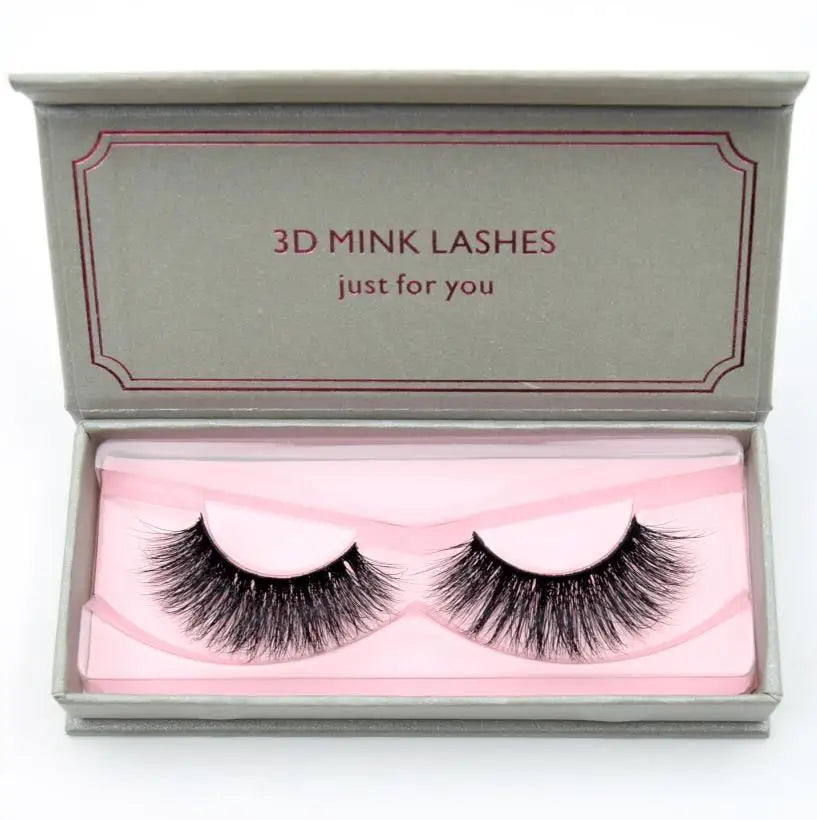 Visofree 3D Mink Lashes – High Volume Natural Black False Eyelashes #108, #109, #110