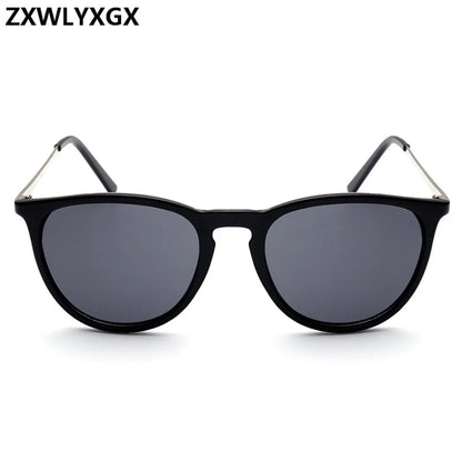 Retro Round Sunglasses — Designer Alloy Mirror Shades for Men & Women